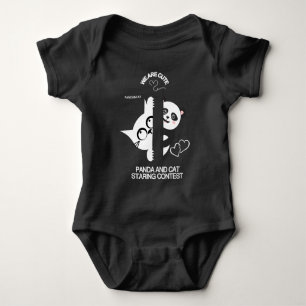PANDA KAT SCHATTIG ROMPER