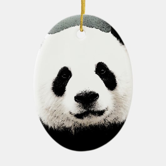 Panda Keramisch Ornament (Voorkant)
