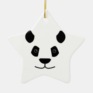 Panda Keramisch Ornament