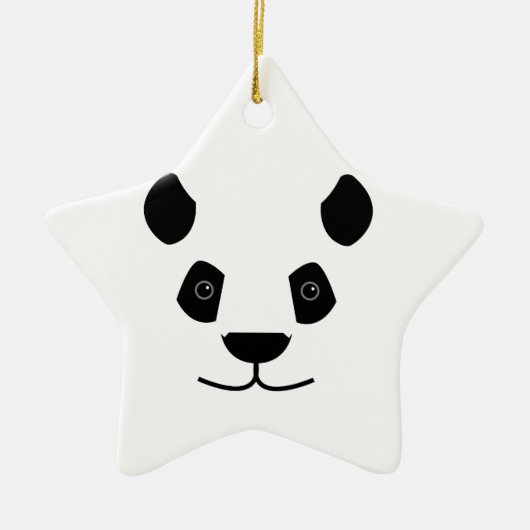 Panda Keramisch Ornament (Voorkant)