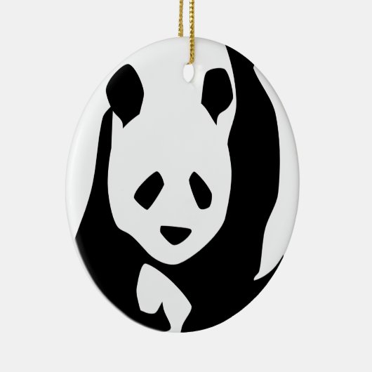 Panda Keramisch Ornament (Rechts)