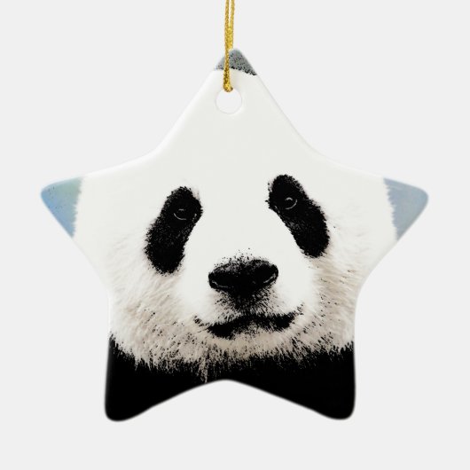 Panda Keramisch Ornament (Voorkant)
