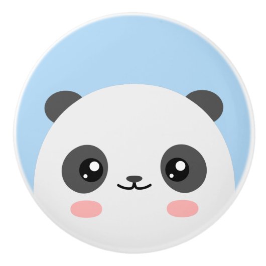 Panda Keramische Knop (Voorkant)