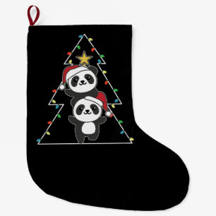 Panda kerstboomdieren Pandas Grote Kerstsok