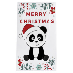 Panda Kerstsneeuwwinterdieren Pandas Small G Klein Cadeauzakje