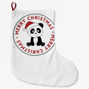 Panda Kerstwinter Grote Kerstsok