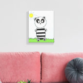 Panda Kids Canvas Afdruk (Insitu (Woonkamer))