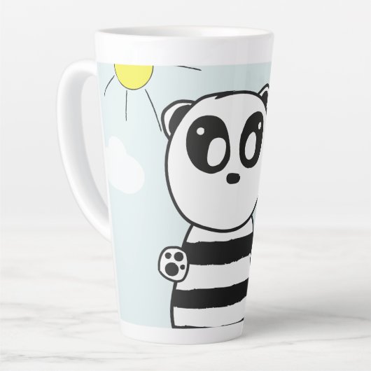 Panda Kids Latte Mok (Linkerhoek)