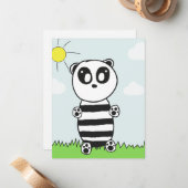 Panda Kids Notitiekaartje (Voorkant / Achterkant in situ)