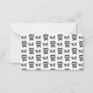 Panda Kids Notitiekaartje