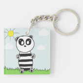 Panda Kids Sleutelhanger (Achterkant)