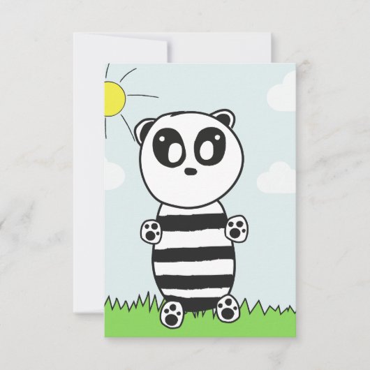 Panda Kind Kaart (Voorkant)