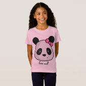 Panda Kinder T-shirt (Voorkant volledig)