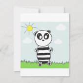 Panda Kinderen Aankondiging (Achterkant)