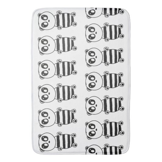 Panda Kinderen Badmat (Voorkant Verticaal)