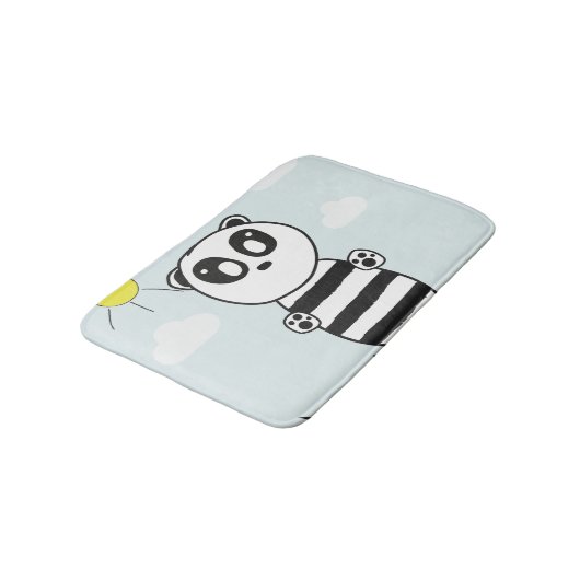 Panda Kinderen Badmat (Gekanteld)