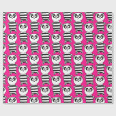 Panda Kinderen Cadeaupapier (Vlak)