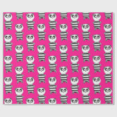 Panda Kinderen Cadeaupapier (Vlak)