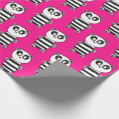 Panda Kinderen Cadeaupapier (Hoek)