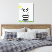 Panda Kinderen Canvas Afdruk (Insitu (Slaapkamer))