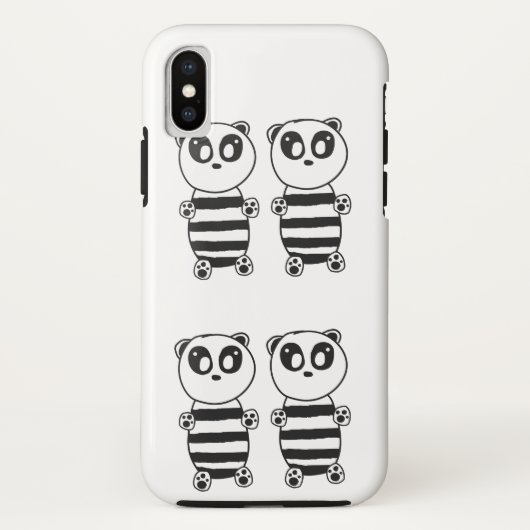 Panda Kinderen Case-Mate iPhone Case (Achterkant)