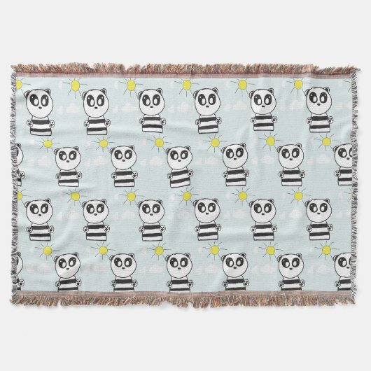Panda Kinderen Deken (Voorkant)