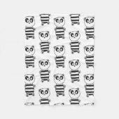 Panda Kinderen Fleece Deken (Voorkant)