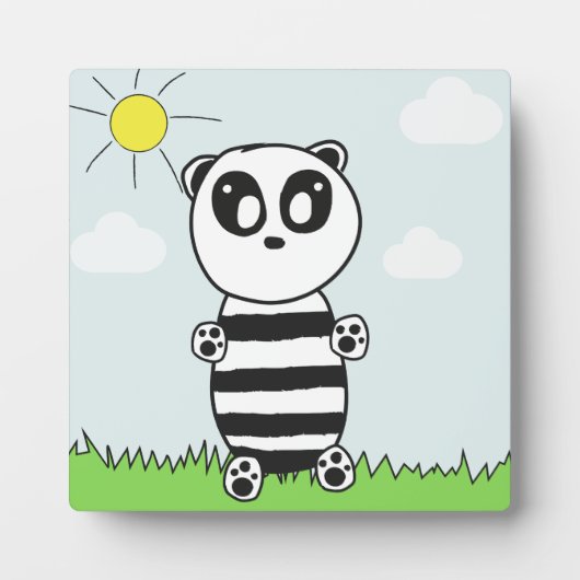 Panda Kinderen Fotoplaat (Voorkant)