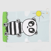 Panda Kinderen Golfhanddoek (Horizontaal)