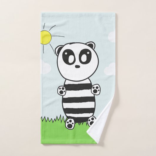 Panda Kinderen Handdoek (Handdoek)