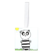 Panda Kinderen Kubus Ornament (Voorkant)