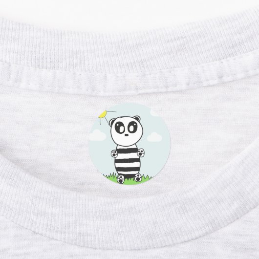 Panda Kinderen Labels (Aangebracht)
