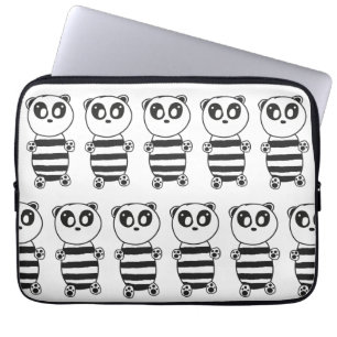 Panda Kinderen Laptop Sleeve