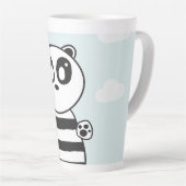 Panda Kinderen Latte Mok (Rechterhoek)