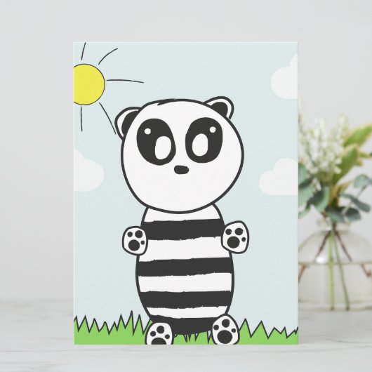 Panda Kinderen Menu (Staand voorkant)