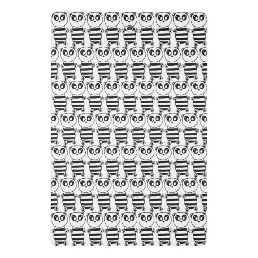 Panda Kinderen Mini Klembord (Achterkant)