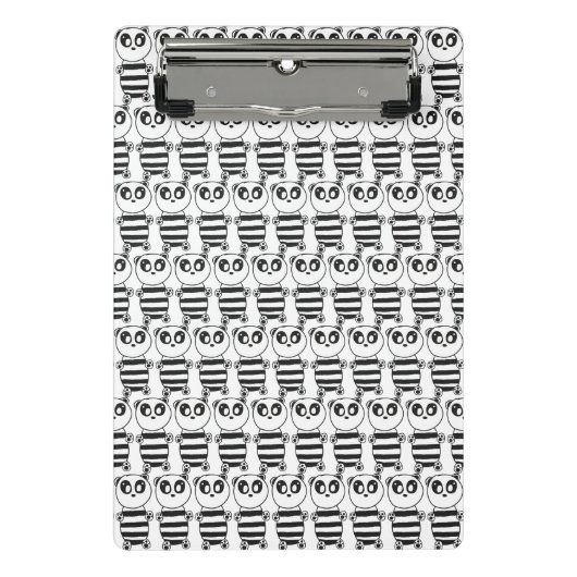 Panda Kinderen Mini Klembord (Voorkant)