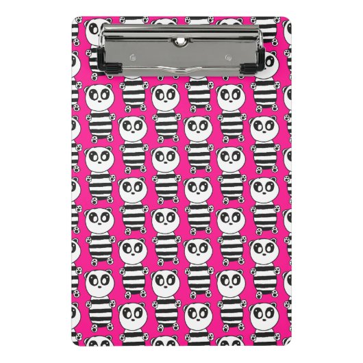 Panda Kinderen Mini Klembord (Voorkant)