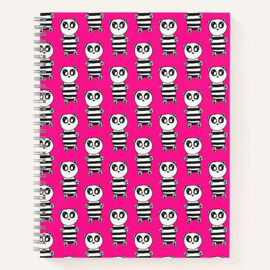 Panda Kinderen Notitieboek (Voorkant)