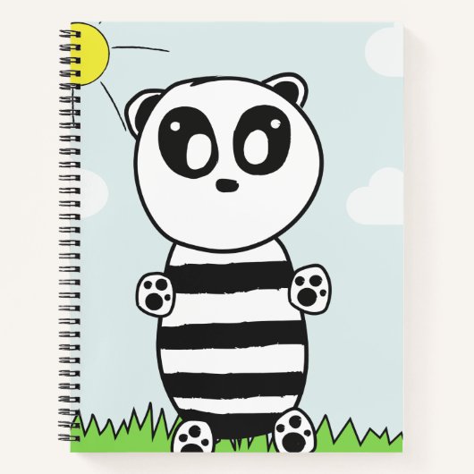 Panda Kinderen Notitieboek (Voorkant)