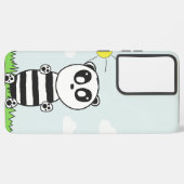 Panda Kinderen Samsung Galaxy Hoesje (Linkerkant)