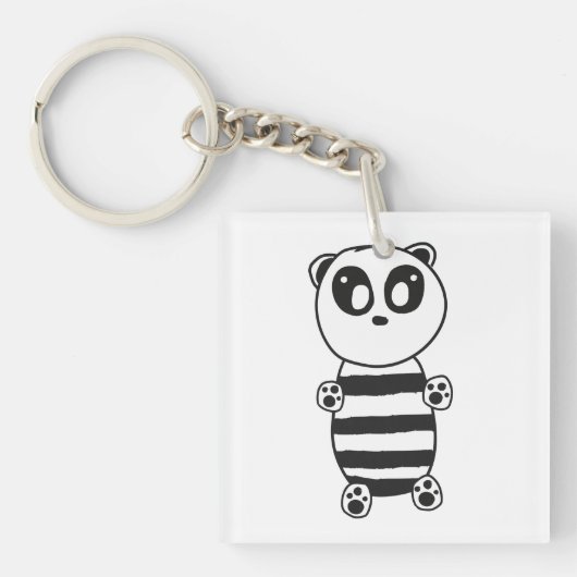 Panda Kinderen Sleutelhanger (voorkant)