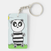 Panda Kinderen Sleutelhanger (achterkant)