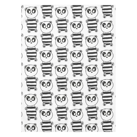 Panda Kinderen Tafelkleed (Voorkant)