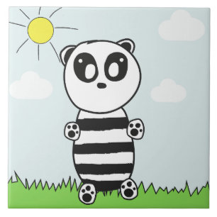 Panda Kinderen Tegeltje