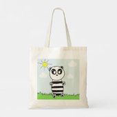 Panda Kinderen Tote Bag (Achterkant)