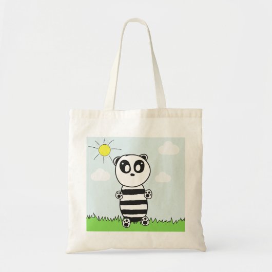 Panda Kinderen Tote Bag (Voorkant)