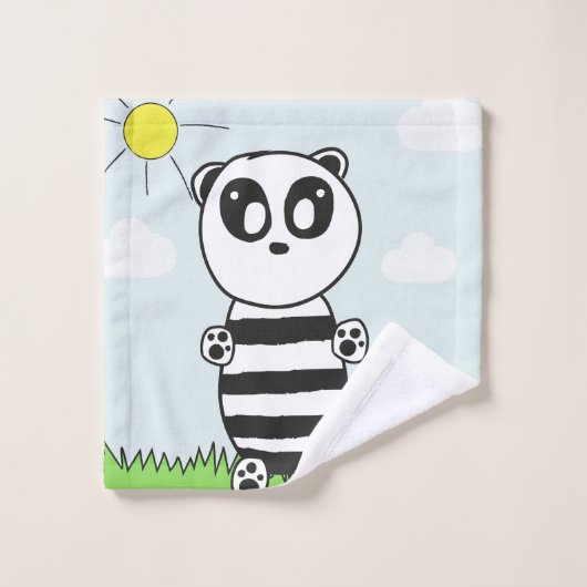 Panda Kinderen Washandje (Wasdoekje)