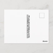 PANDA KITTY CAT-VERGADERING ALS EEN PERSOON-BRIEFK BRIEFKAART (Achterkant)