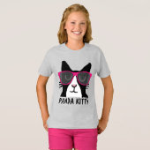 PANDA KITTY T-shirts CAT pour enfants Filles (Devant entier)